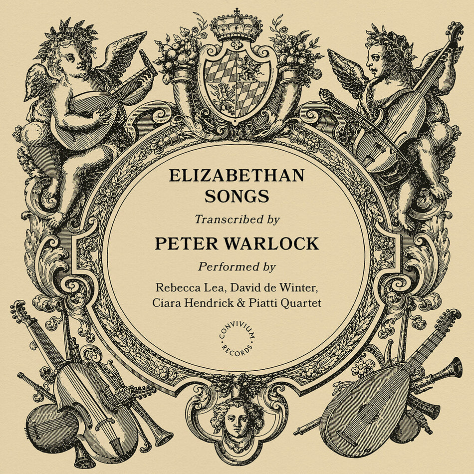 the album cover for Rebecca Lea - Peter Warlock: Elizabethan Songs