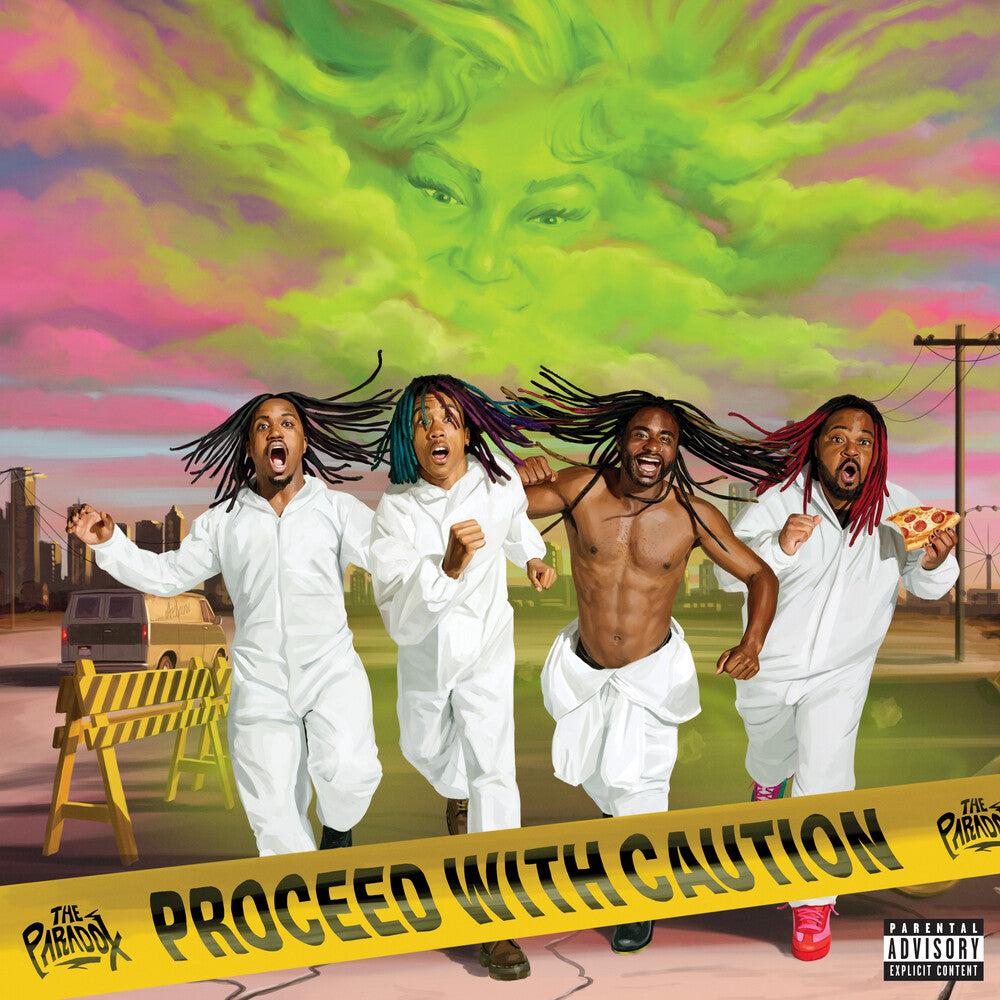 the album cover for Paradox - Proceed With Caution (EP) [Toxic Green]