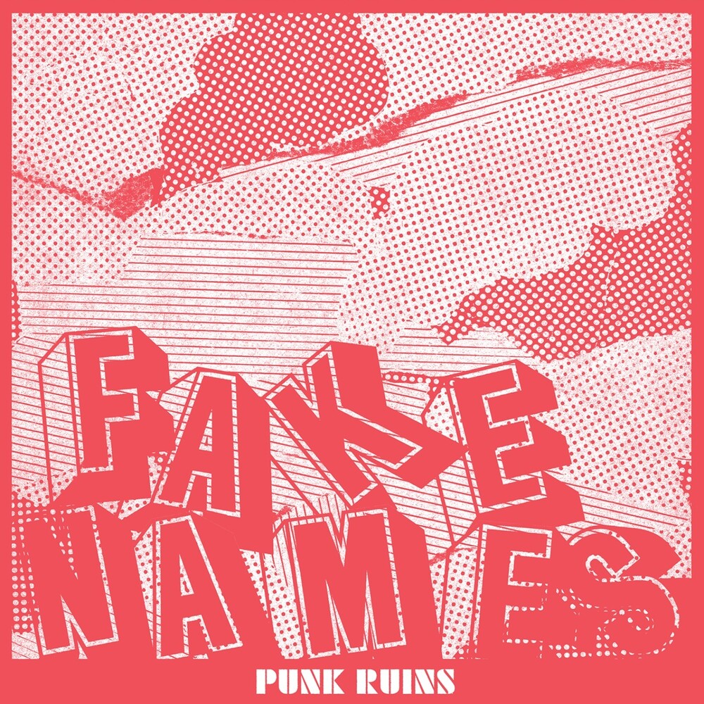 the album cover for Fake Names - Punk Ruins [Coke Bottle Clear]