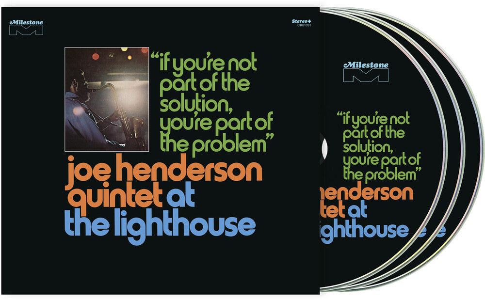 the album cover for Joe Henderson Quintet - At The Lighthouse: If You're Not Part Of The Solution, You're Part Of The Problem - Deluxe Edition [3 CD]