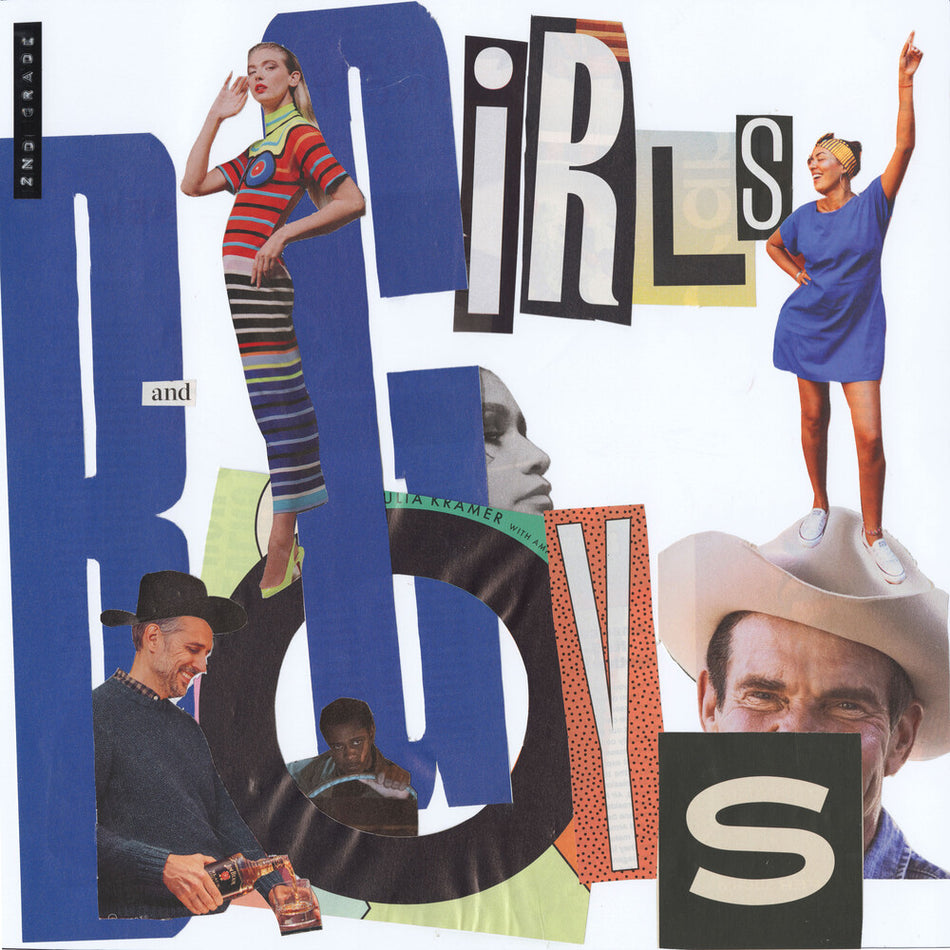 the album cover for 2nd Grade - Girls And Boys - Blue (Blue) [Colored Vinyl]