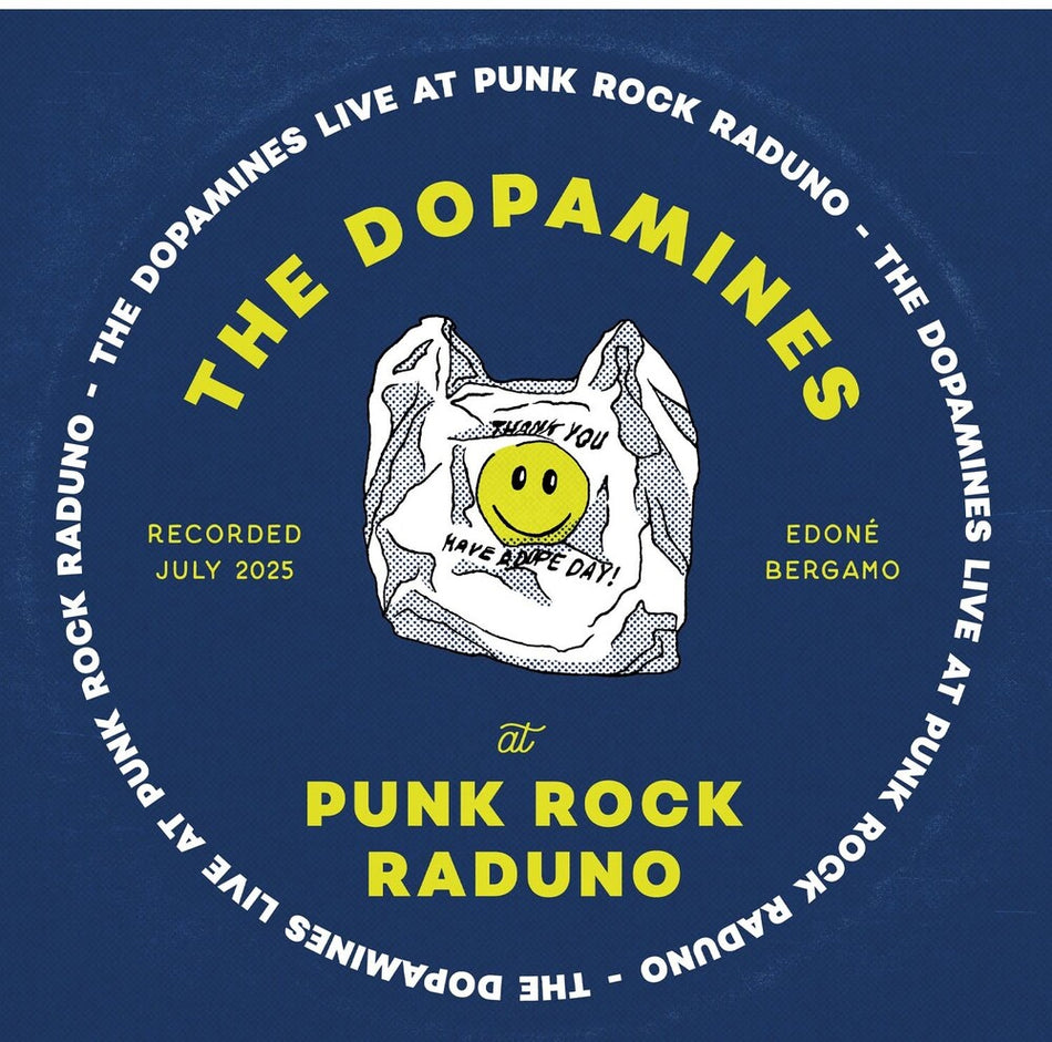 the album cover for Dopamines - Live At Punk Rock Raduno