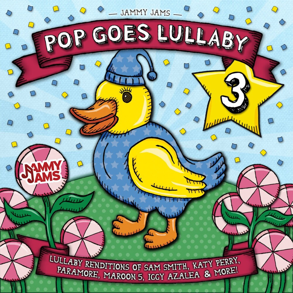 the album cover for Jammy Jams - Pop Goes Lullaby 3