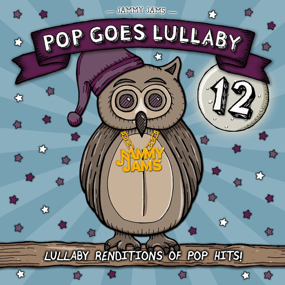 the album cover for Jammy Jams - Pop Goes Lullaby 12