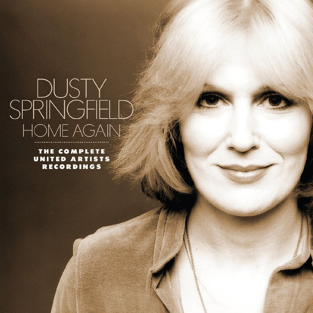 the album cover for Dusty Springfield - Home Again - Complete United Artists Recordings