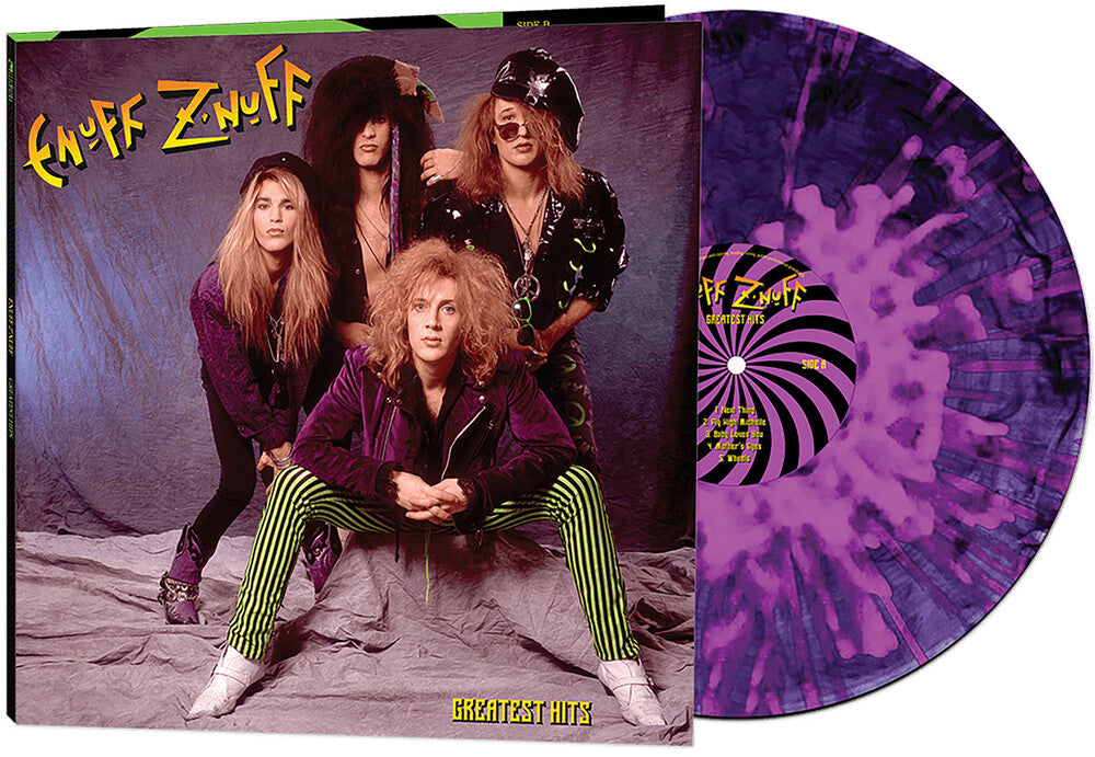 the album cover for Enuff Z'Nuff - Greatest Hits [Colored Vinyl] [Limited Edition] (Purp) (Spla)