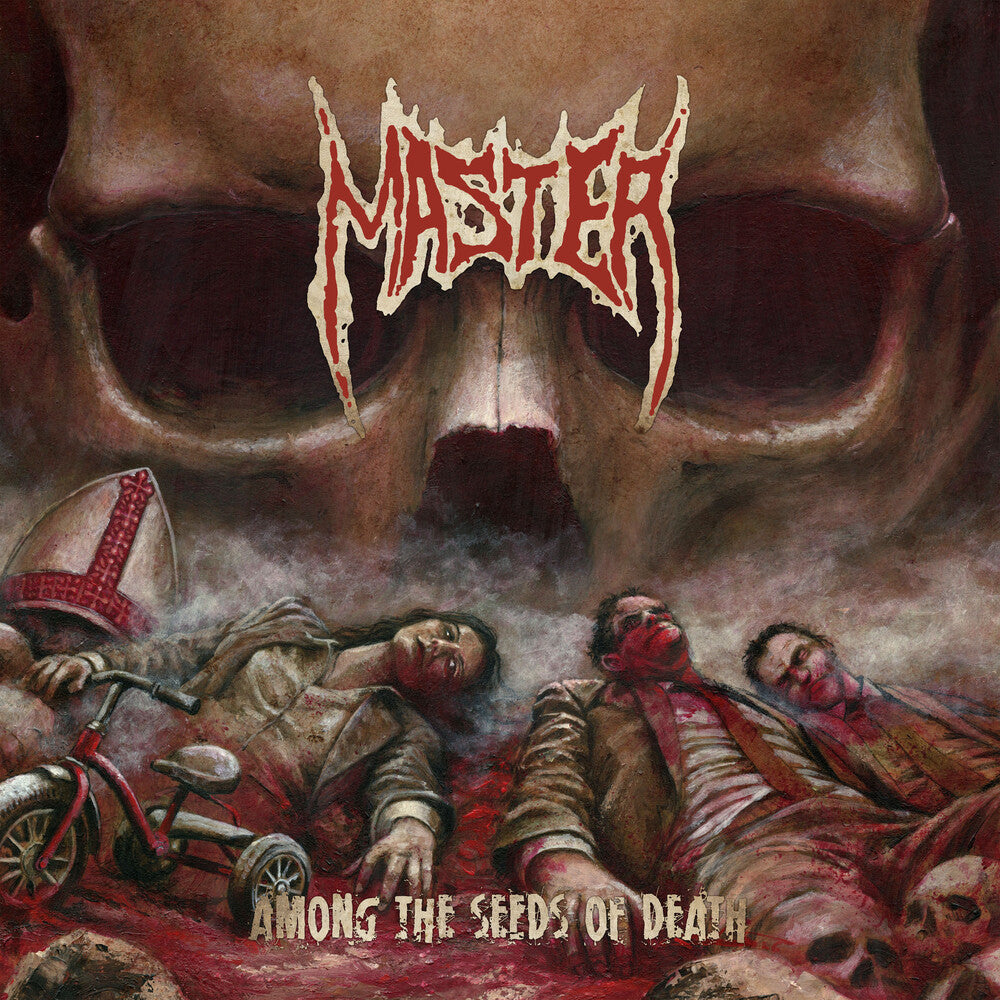 the album cover for Master - Among The Seeds Of Death [Colored Vinyl]
