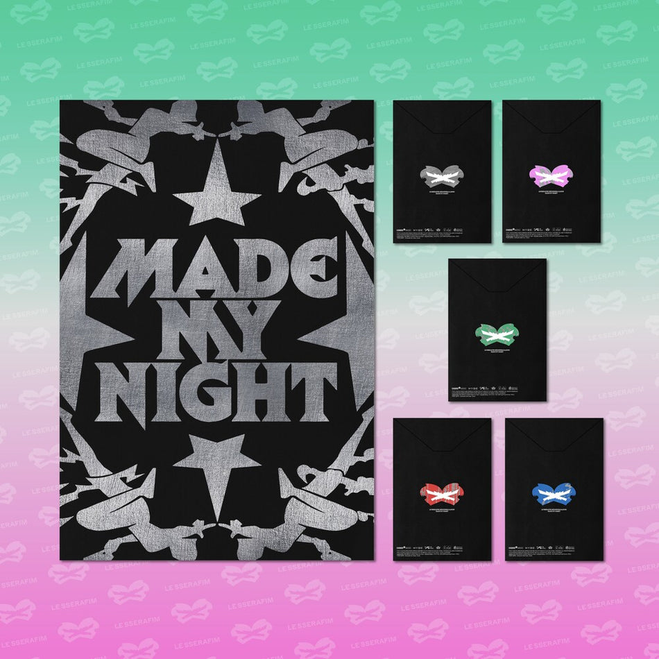 the album cover for LE SSERAFIM - Made My Night [Compact Ver]