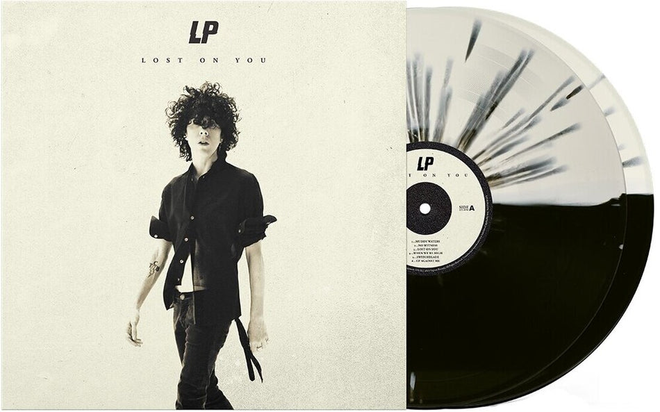 the album cover for LP - Lost On You (Blk) [Colored Vinyl] [Deluxe] (Wht) (Aniv)