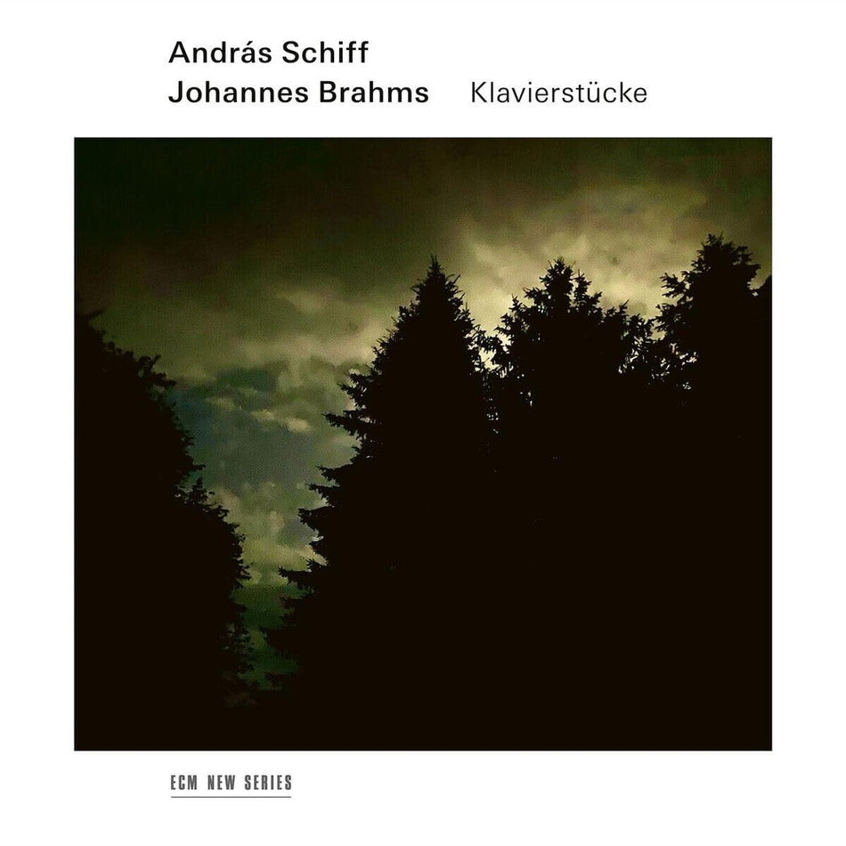 the album cover for Andras Schiff - Brahms: Klavierstucke