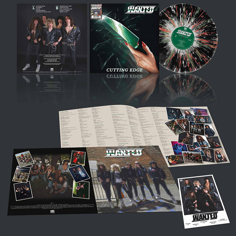 the album cover for Wanted - Cutting Edge [Colored Vinyl]