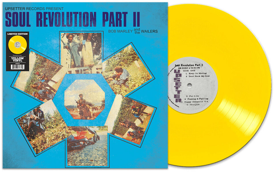 the album cover for Bob Marley & the Wailers - Soul Revolution Part II - [Yellow]