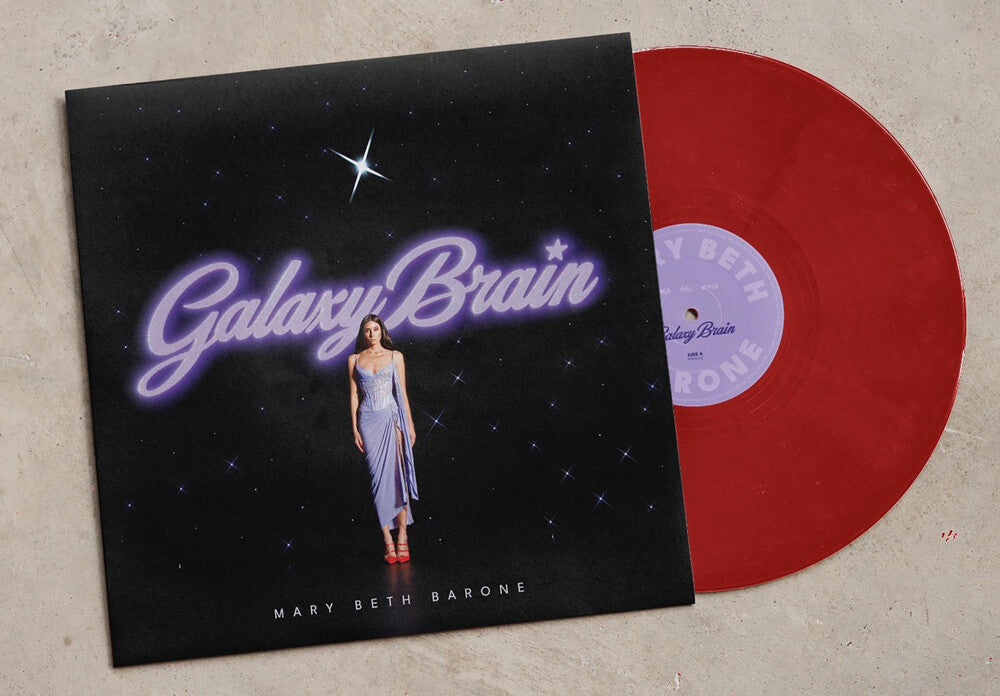 the album cover for Mary Barone  Beth - Galaxy Brain [Opaque Red]