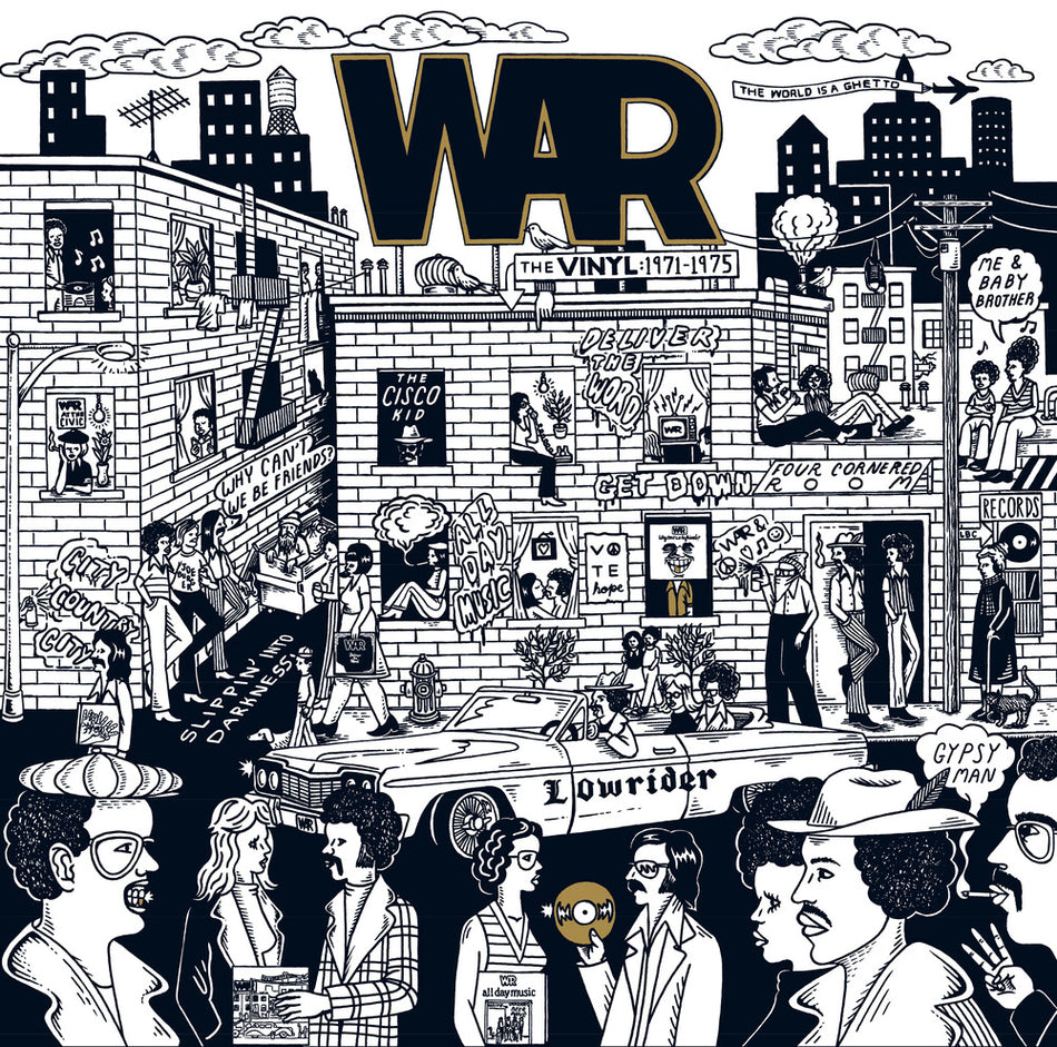the album cover for War - Vinyl: 1971-1975