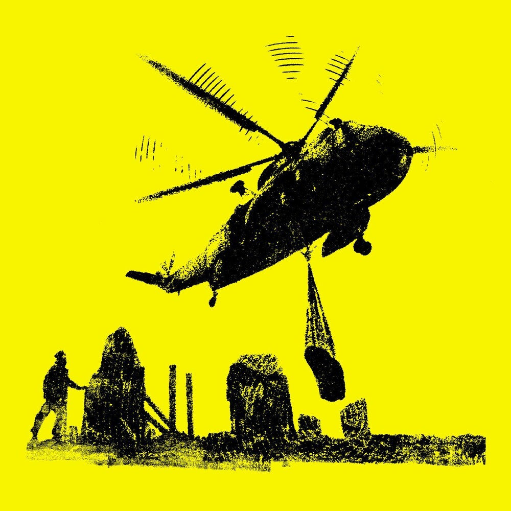 the album cover for Mogwai - Happy Tears - Black/Yellow W/ O Card (Blk) [Colored Vinyl]