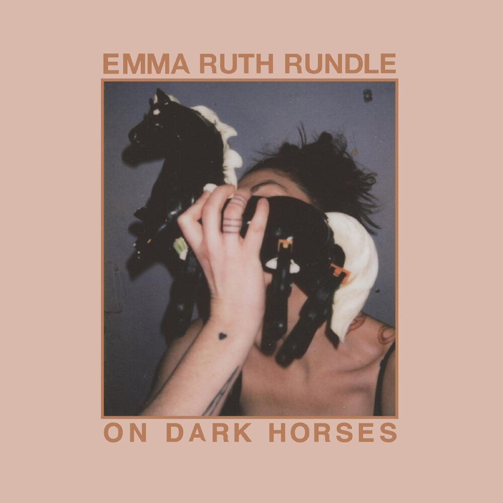 the album cover for Emma Rundle  Ruth - On Dark Horses [Indie Exclusive Ice Blue with White Black]