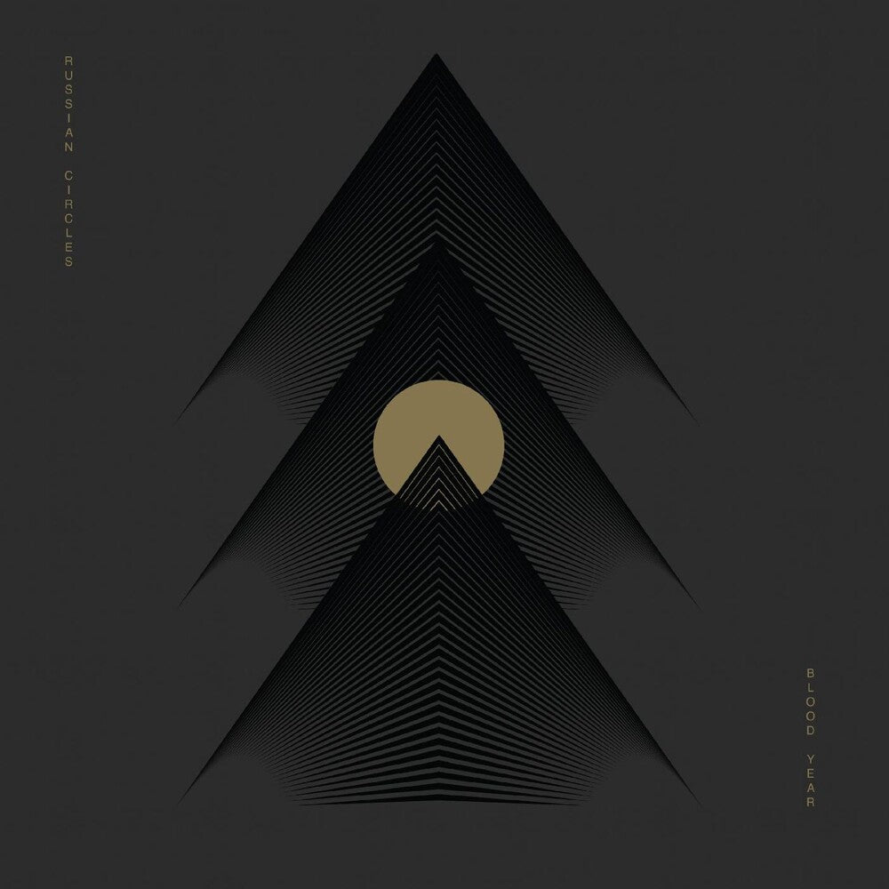 the album cover for Russian Circles - Blood Year [Indie Exclusive Seaweed W/ Black Splatter]