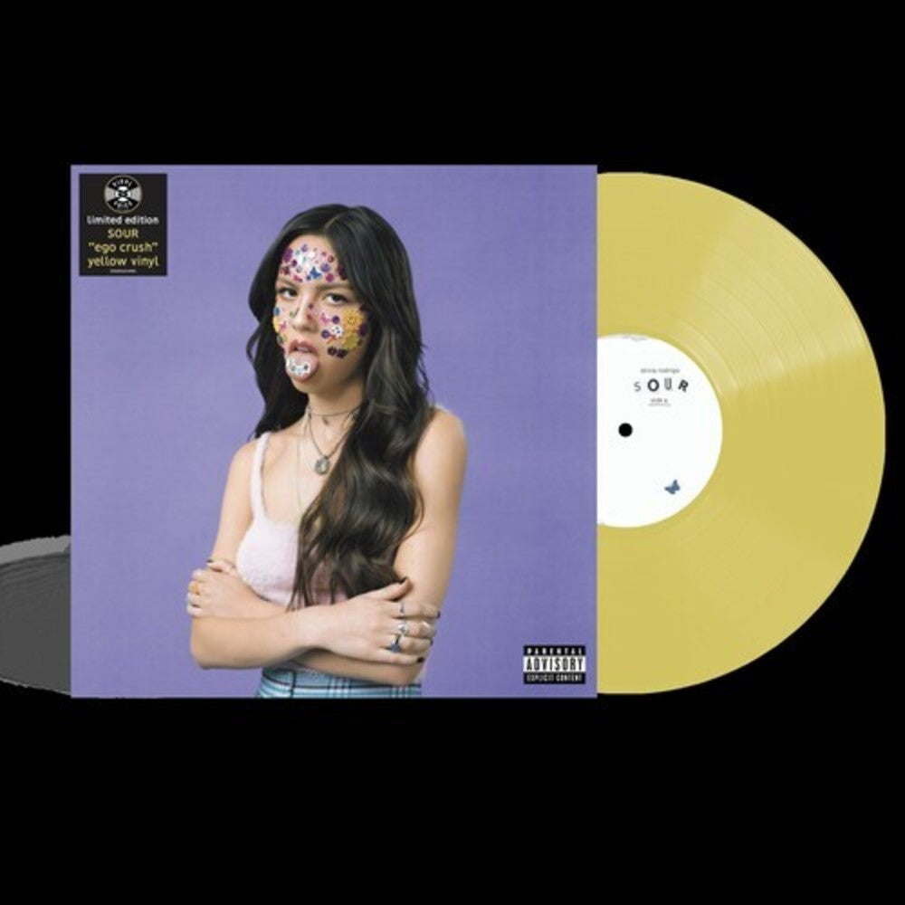 the album cover for Olivia Rodrigo - Sour [Ego Crush Yellow]