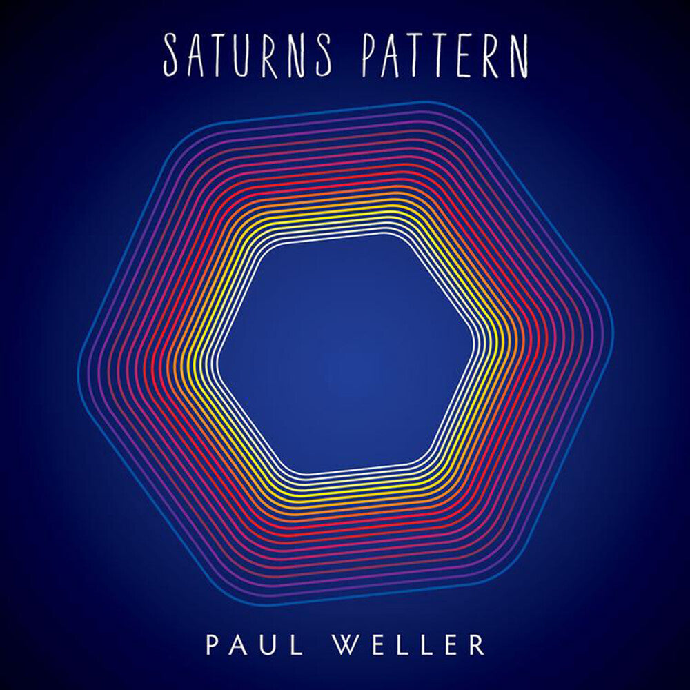 the album cover for Paul Weller - Saturns Pattern (Blue) [Colored Vinyl] [Limited Edition] (Ylw) (Spla)