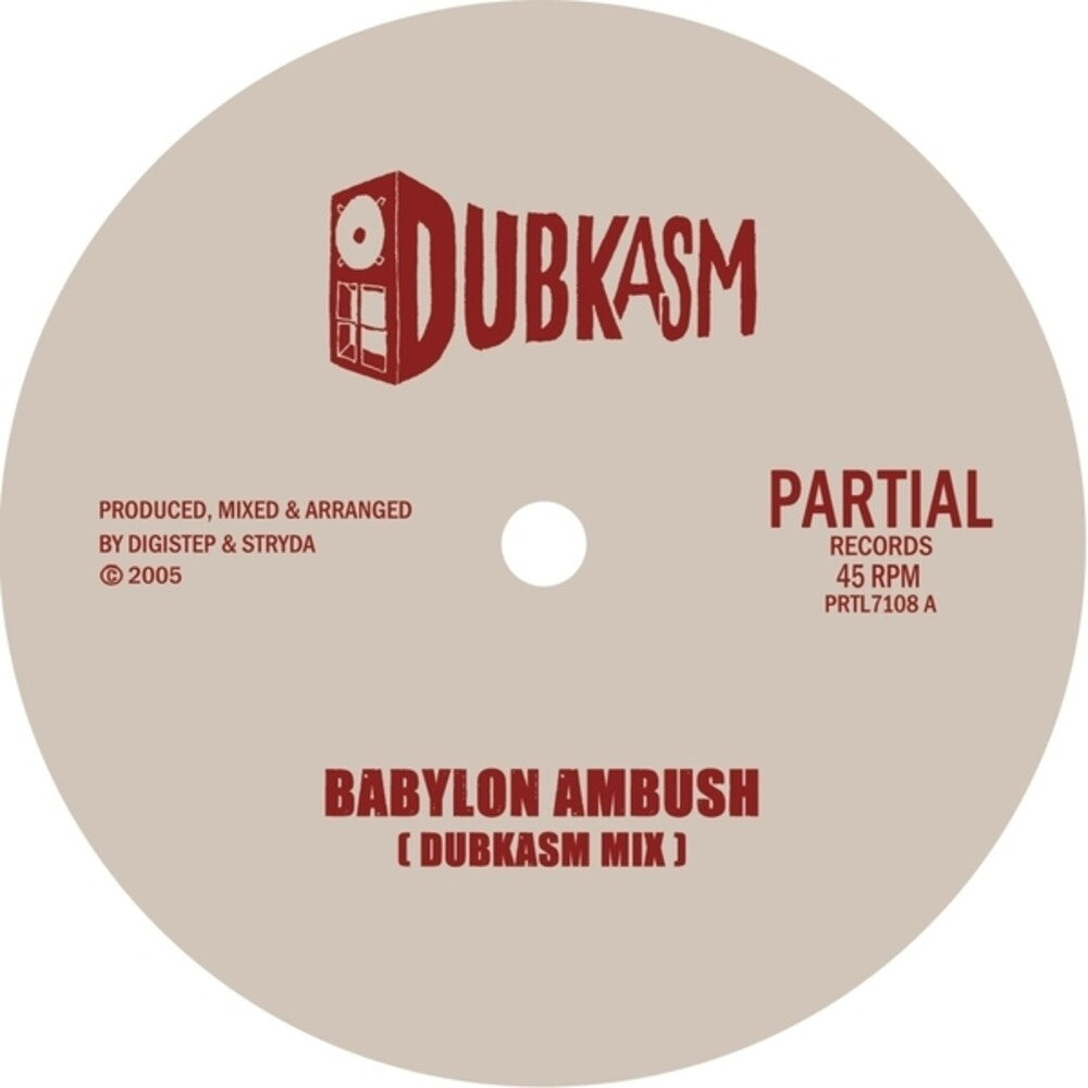 the album cover for Dubkasm / Iration Steppas - Babylon Ambush [Clear Vinyl]
