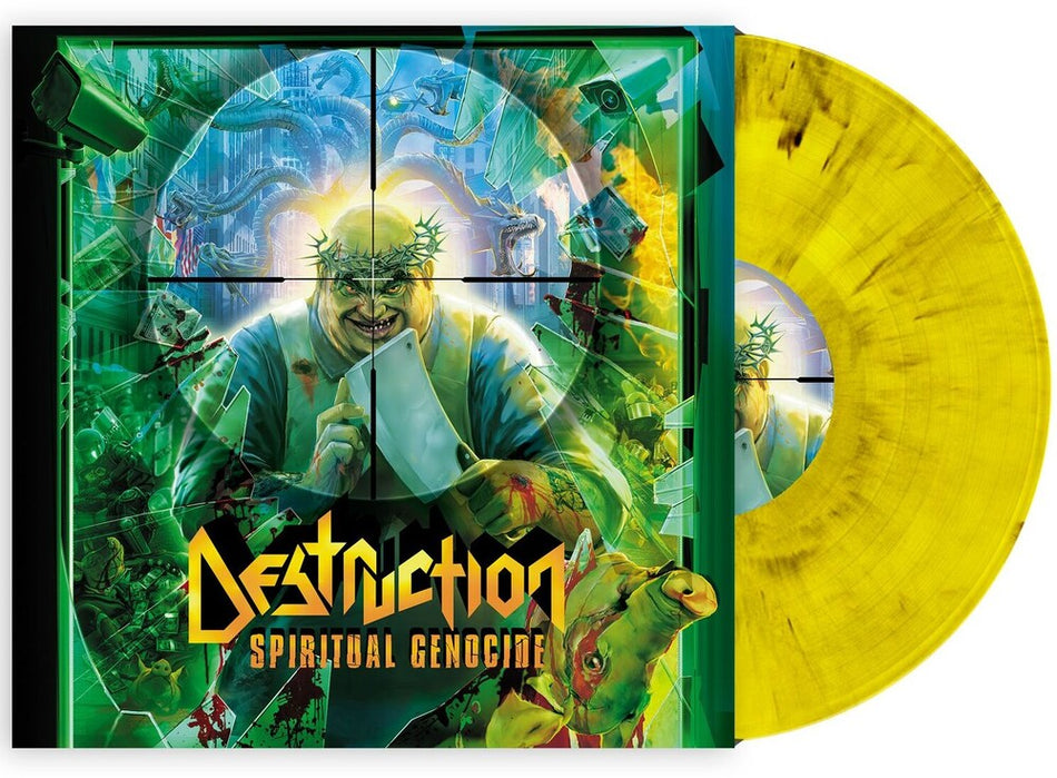 the album cover for Destruction - Spiritual Genocide [Colored Vinyl] (Gate) [Limited Edition]