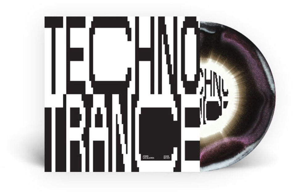 the album cover for Van Armin Buuren - Techno Trance (Blk) [Colored Vinyl] (Pnk) (Wht)