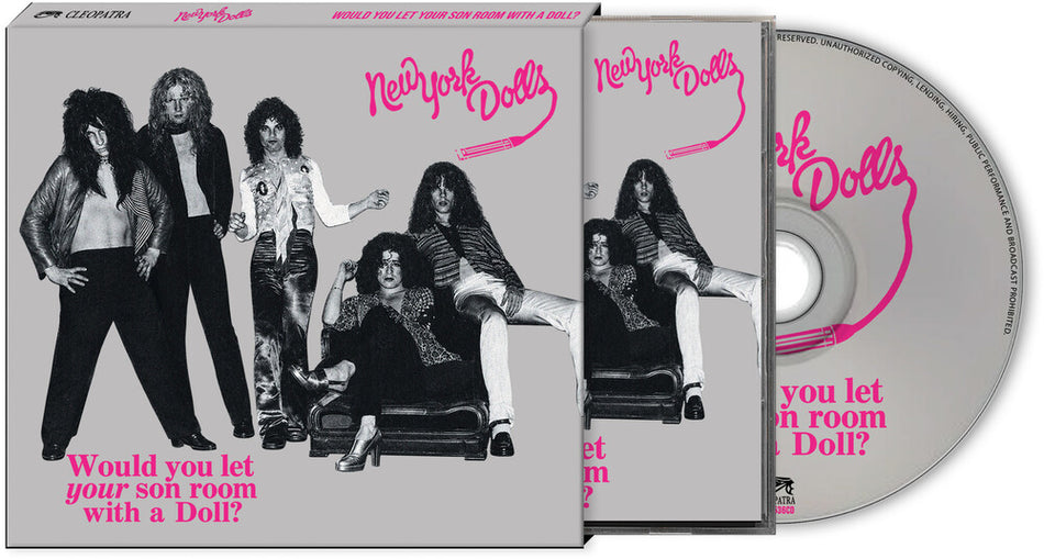 the album cover for New York Dolls - Would You Let Your Son Room With A Doll
