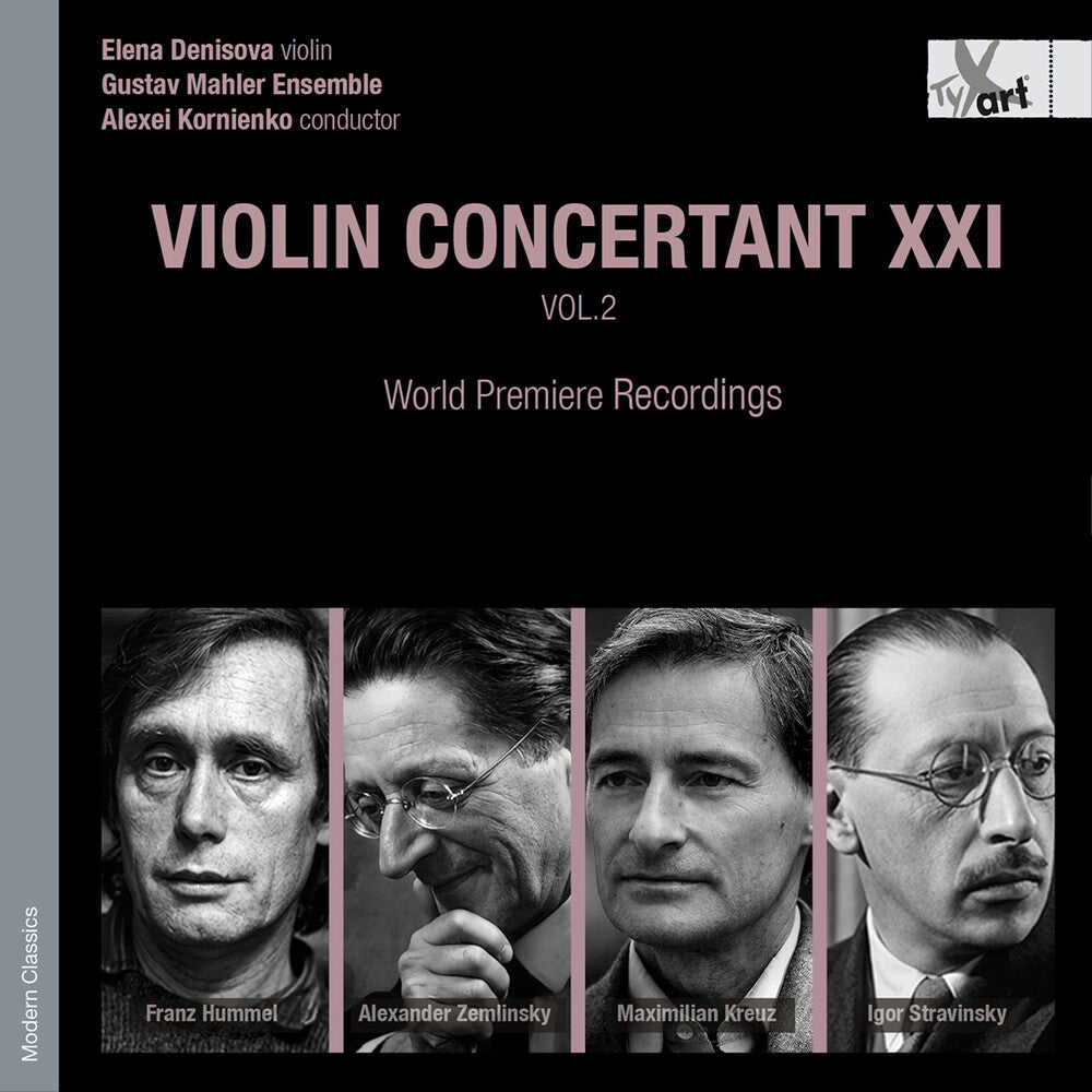 the album cover for Elena Denisova - Vn Concertant Xxi Vol. 2