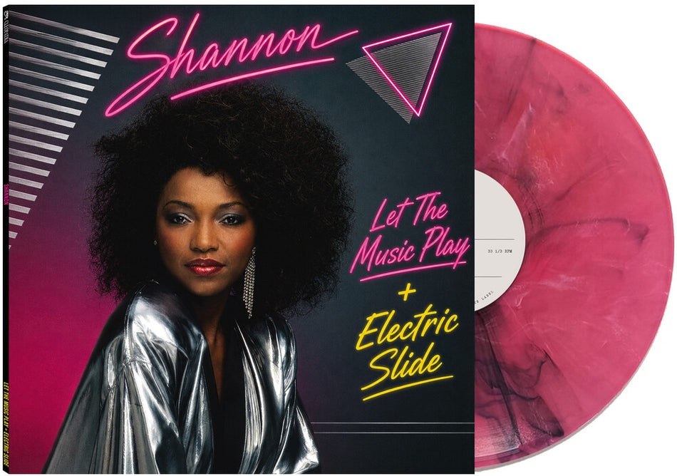 the album cover for Shannon - LET THE MUSIC PLAY - [Pink]