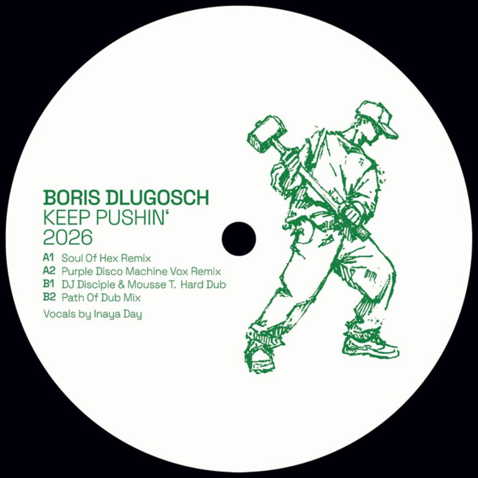 the album cover for Boris Dlugosch - Keep Pushin' 2026
