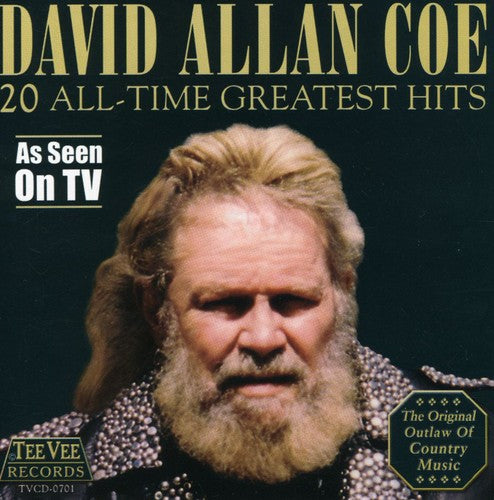 DAVID ALLAN COE - 20 ALL-TIME GREATEST HITS (CD)