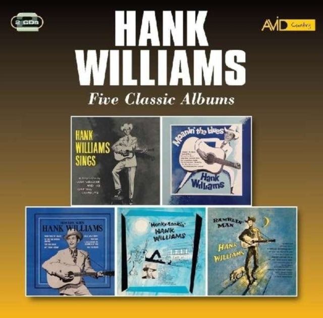 HANK WILLIAMS - FIVE CLASSIC ALBUMS (CD)