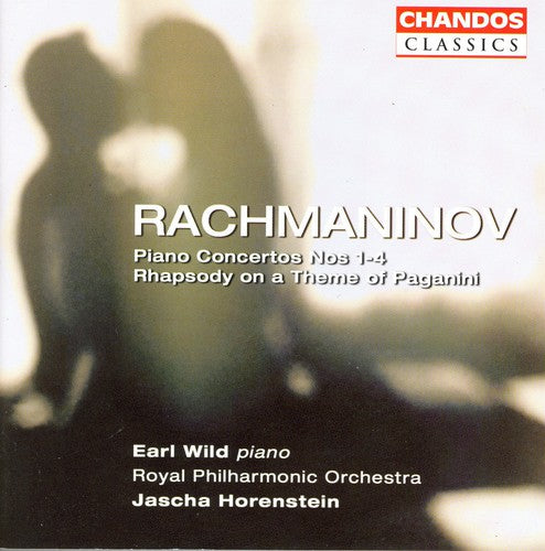 the album cover for Earl Wild - Piano Concertos 1-4 / Rhapsody on Theme Paganini