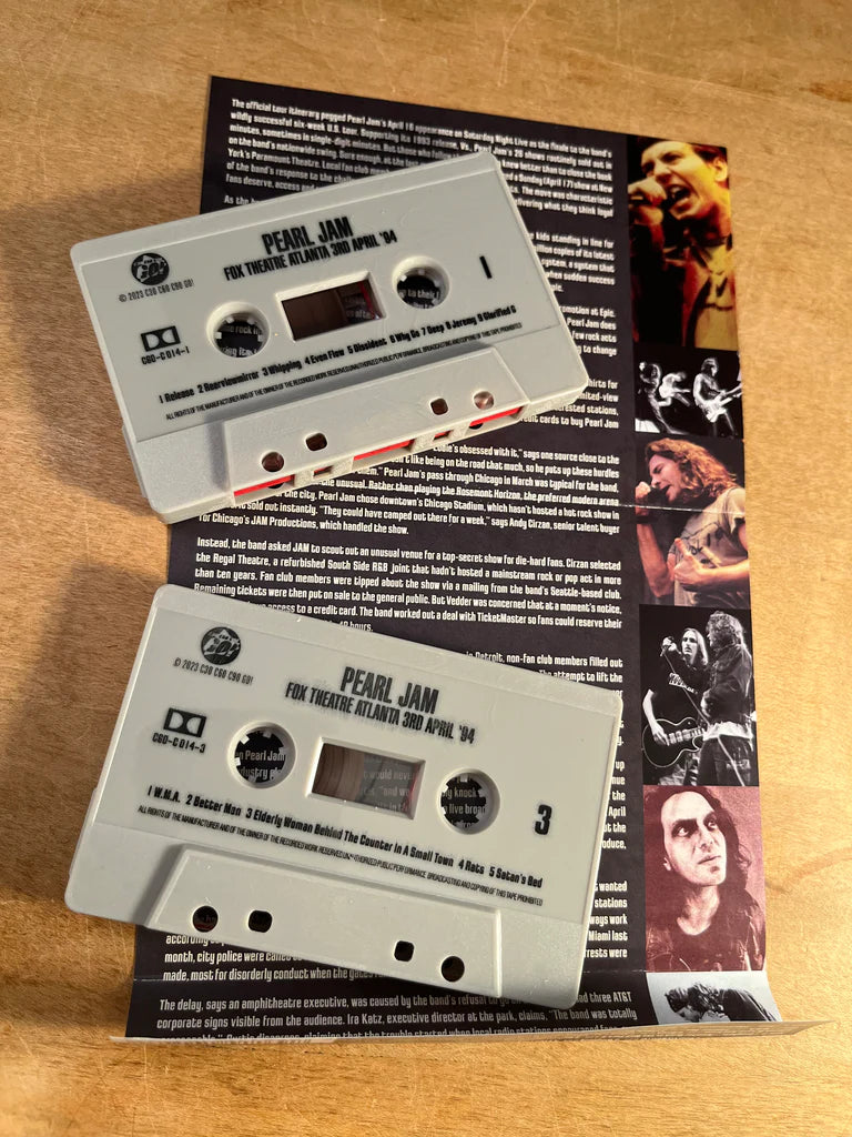 PEARL JAM- FOX THEATRE ATLANTA 1994 (CASS)