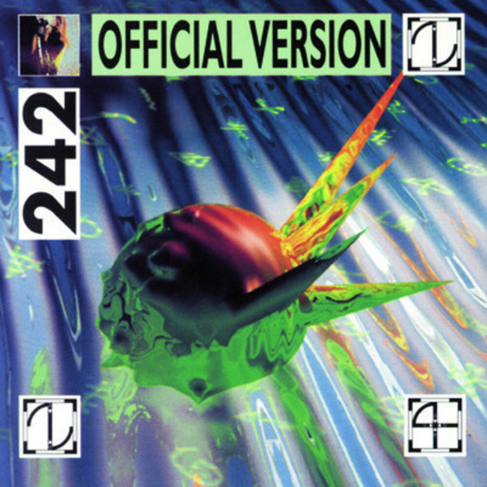 the album cover for Front 242 - Official Version