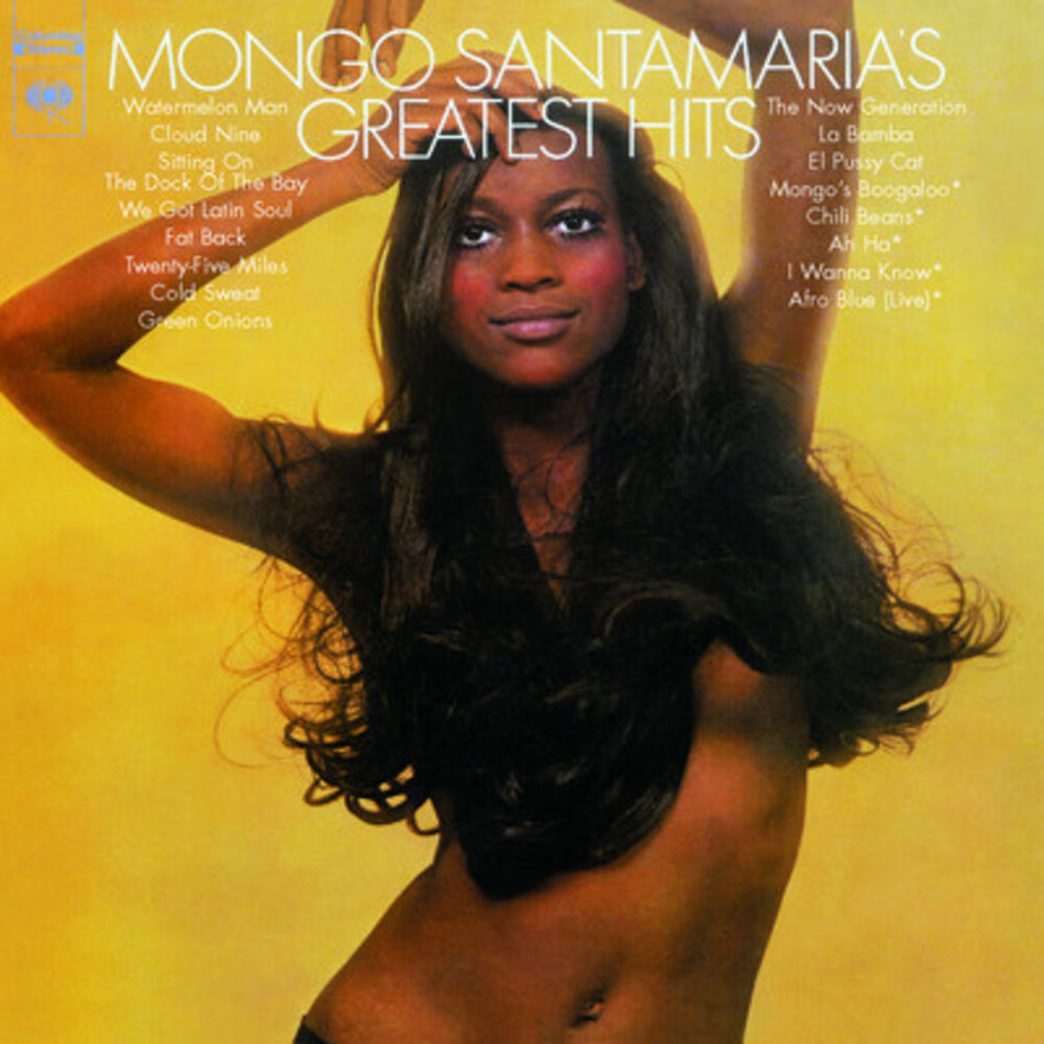 the album cover for Mongo Santamaria - Greatest Hits