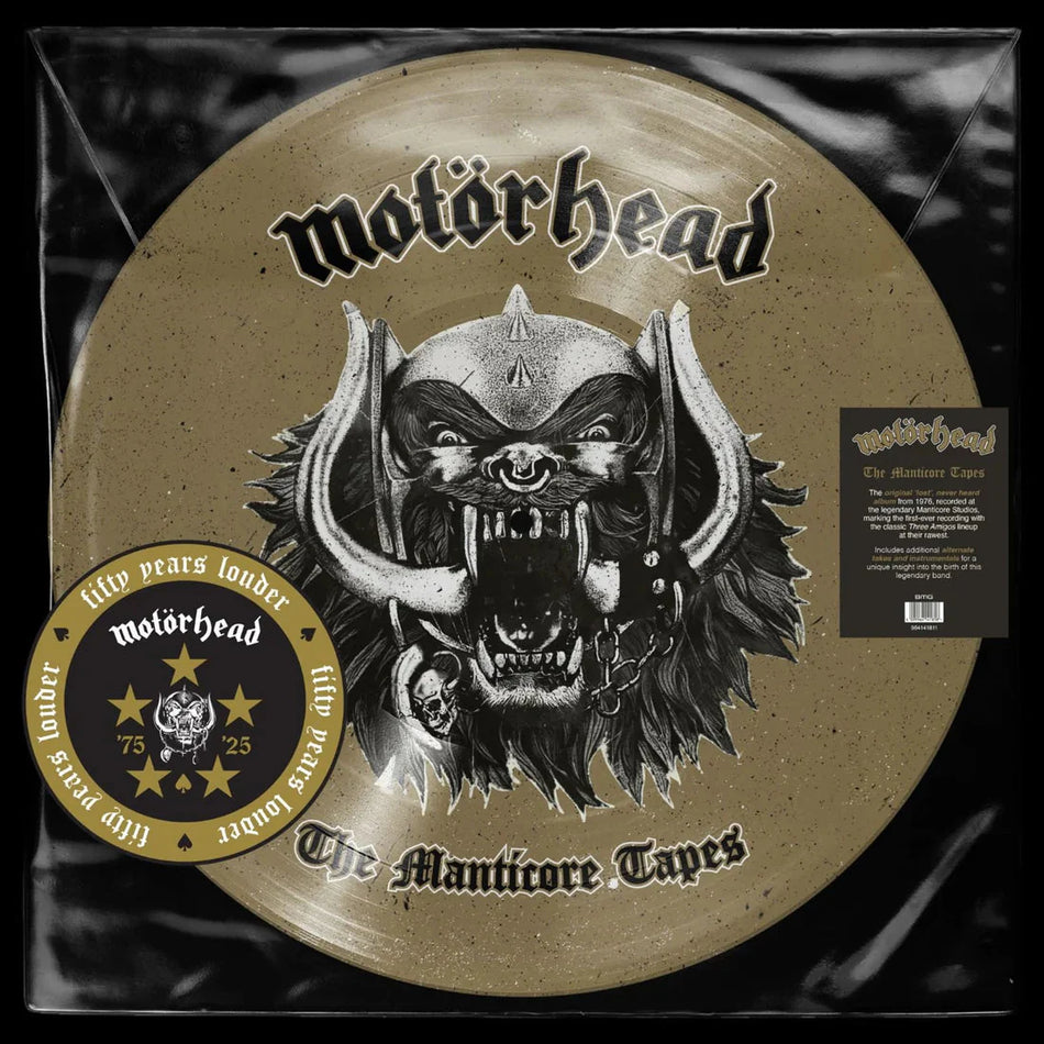 MOTORHEAD - THE MANTICORE TAPES (PIC DISC LP)