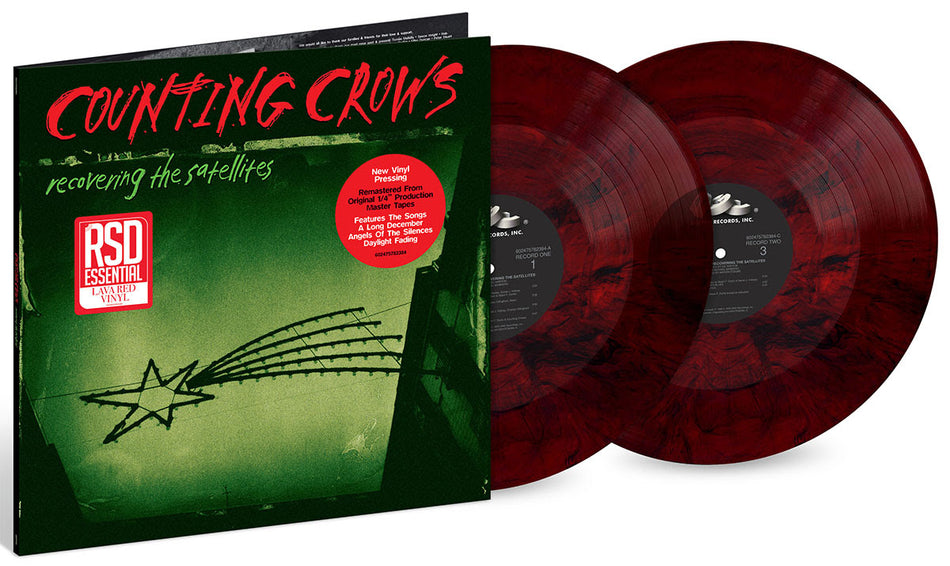 PREORDER: COUNTING CROWS - RECOVERING THE SATELLITES (RSD ESSENTIAL LAVA RED VINYL)