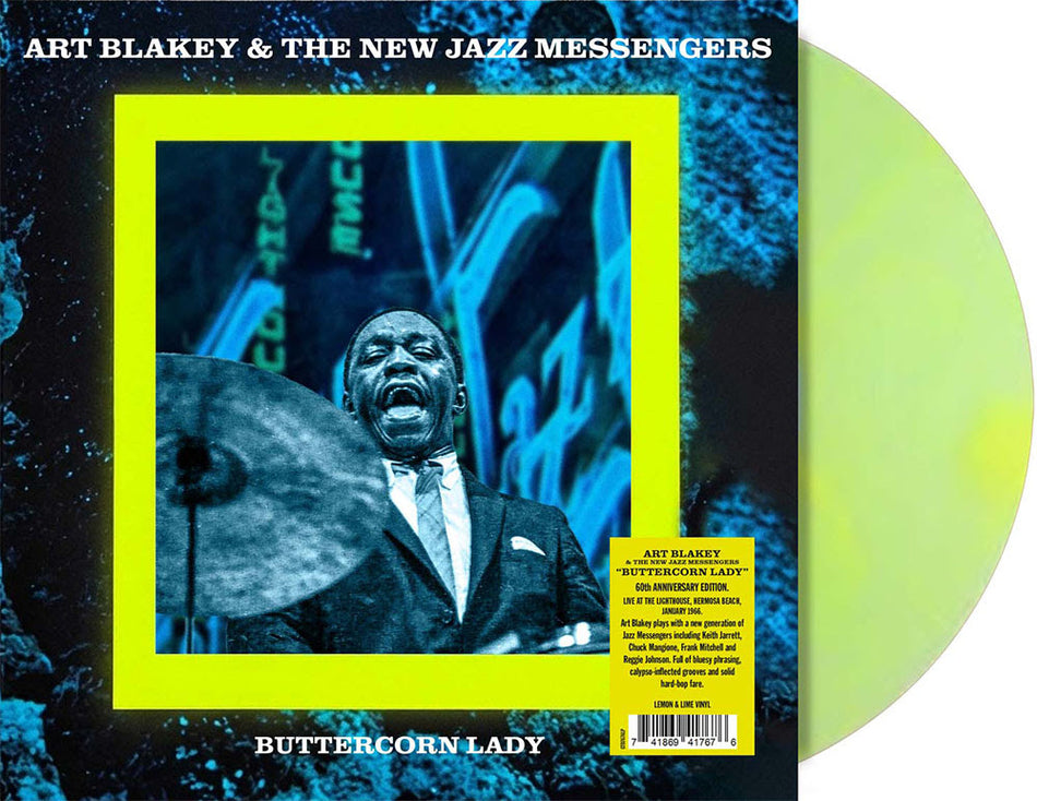 PREORDER: ART BLAKEY & THE NEW JAZZ MESSENGERS - BUTTERCORN LADY: LIVE AT THE LIGHTHOUSE, HERMOSA BEACH, 1966 (INDIE EXCLUSIVE LEMON & LIME VINYL)
