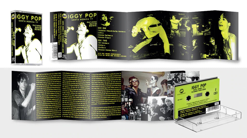 IGGY POP FEAT DAVID BOWIE- SANTA MONICA 1977 (CASS)