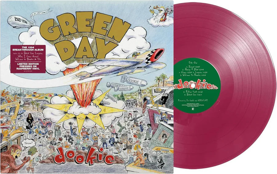 GREEN DAY - DOOKIE (RASPBERRY VINYL)