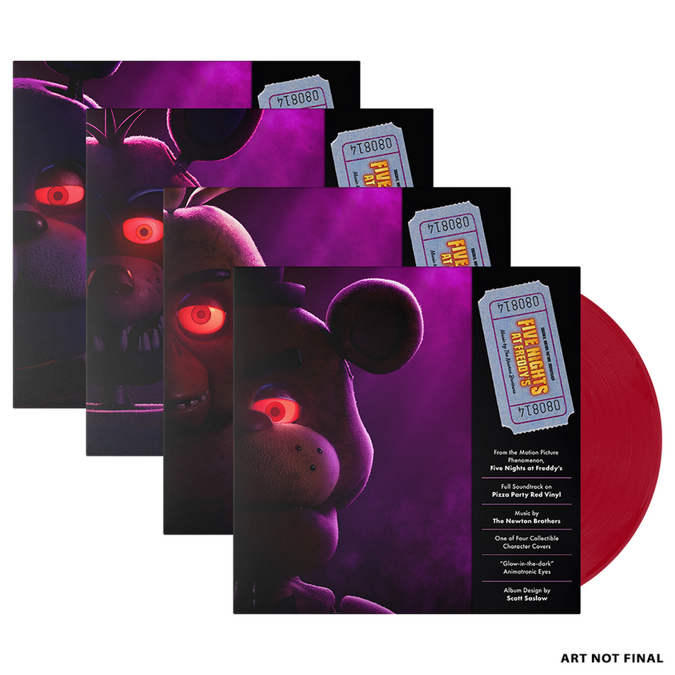 THE NEWTON BROTHERS - FIVE NIGHTS AT FREDDY'S (RED VINYL)
