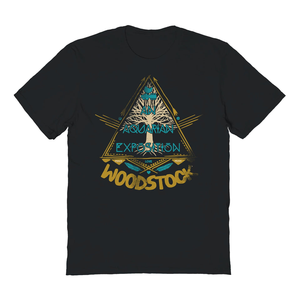 Goodie Two Sleeves Woodstock Aquarian Exposition 01 Black T-Shirt