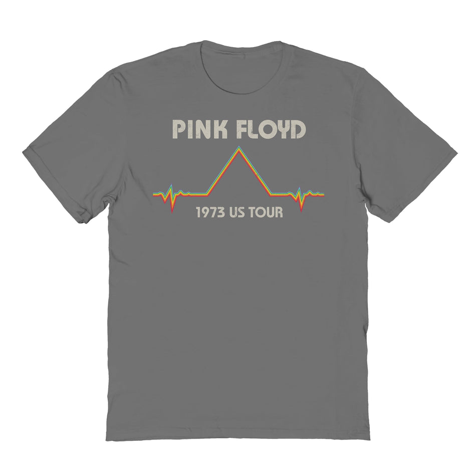 Goodie Two Sleeves Pink Floyd EKG Pyramid Tour Charcoal T-Shirt