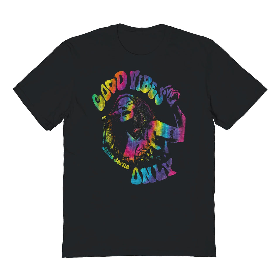 Goodie Two Sleeves Janis Joplin Good Vibes Only T-Shirt