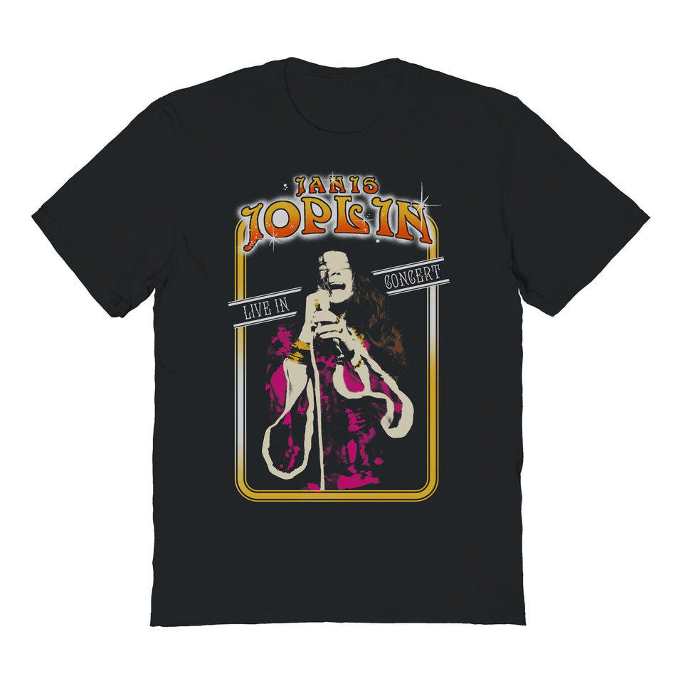 Goodie Two Sleeves Janis Joplin Live in Concert T-Shirt