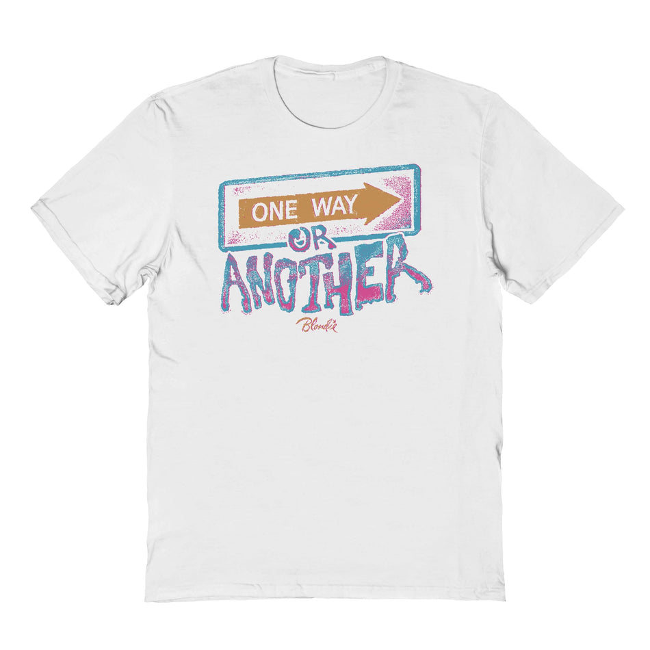 Goodie Two Sleeves Blondie One Way Sign T-Shirt