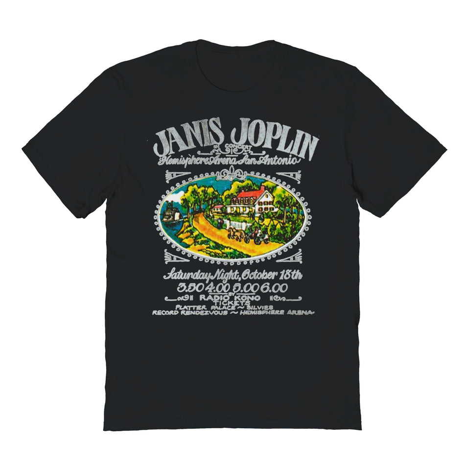 Goodie Two Sleeves Janis Joplin Southern Joplin Dark T-Shirt