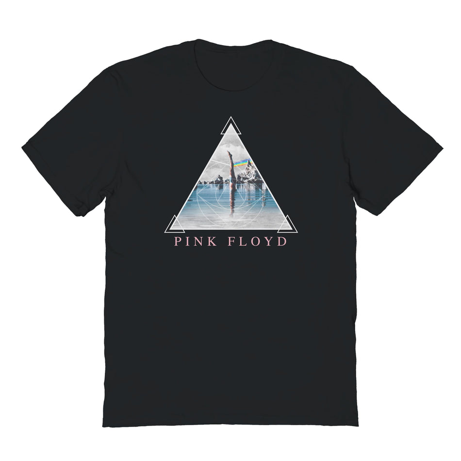 Goodie Two Sleeves Pink Floyd Triangle Wish You Were Here T-Shirt