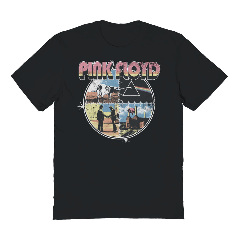 Goodie Two Sleeves Pink Floyd Tricolor Albums T-Shirt